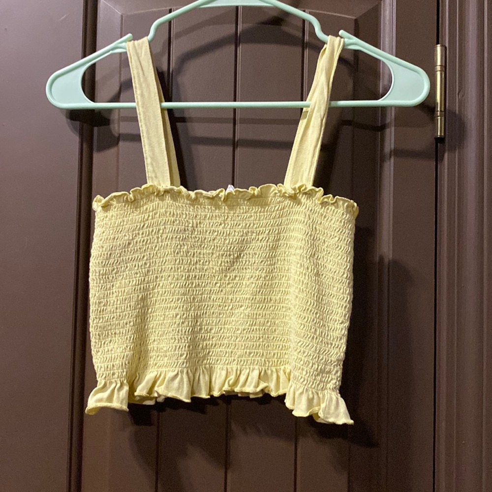 yellow mini tank
